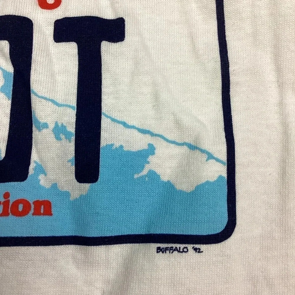 Vintage 1992 Ross Perot Washington plate single stitch T-shirt - Picture 3 of 6